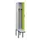 locker met bank,voor scheiding van kleding,HxBxD 2120x300x815mm,1vak