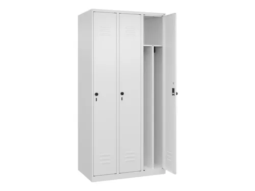 locker voor scheiding van kleding,HxBxD 1850x900x500mm,3vak