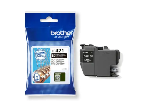 Inktcartridge Brother LC-421BK zwart