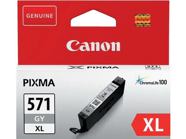 Inktcartridge Canon CLI-571XL grijs