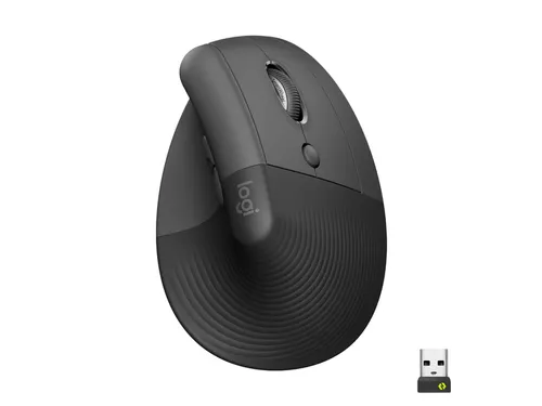 Muis Logitech Lift rechtshandig grafiet