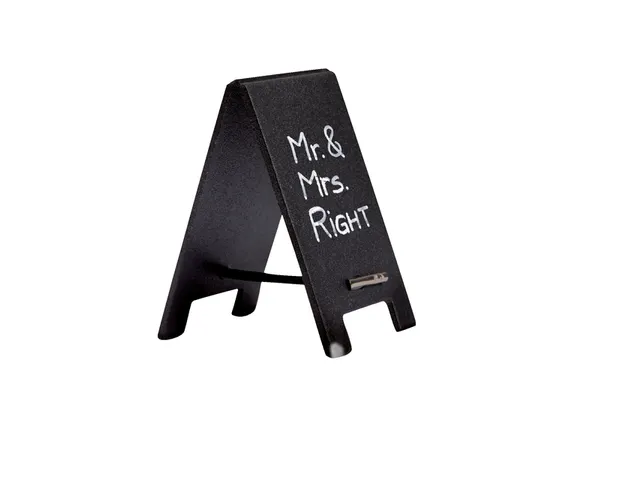 Ardoise de table Securit Mini set 5 pièces noir