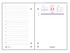 Omlegblok 2027 Brepols 1dag/2pagina's universele ponsing