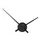 Wandklok Nextime Dia. 48cmx3cm Aluminium Zwart 'small Hands'