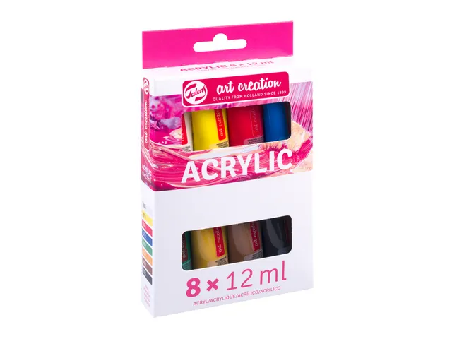 Peinture acrylique Talens Art Creation set 8 couleurs 12ml