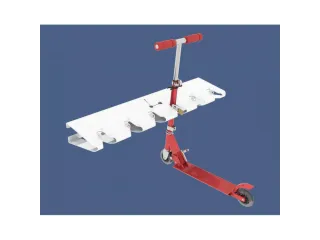 Steprek voor 6 steppen L 990mm eenzijdig RAL9010 - 2