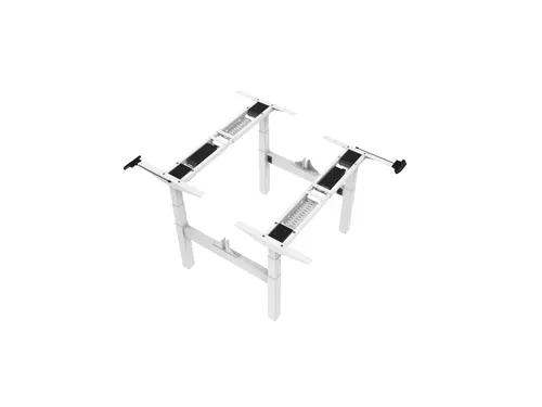Elektrisch Verstelbaar Zit-Sta Frame Duo Bureau Wit 180Cm