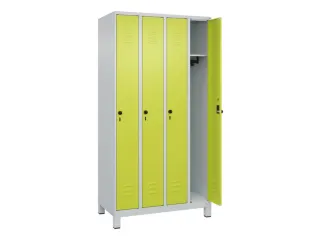 locker,HxBxD 1950x1000x500mm,4vak,vak B 250mm,draaigrendel,voeten - 2