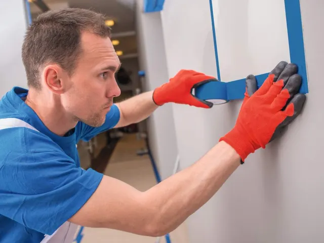 Markeringstape DURALINE BASIC 50/016 Blauw 33 Meter