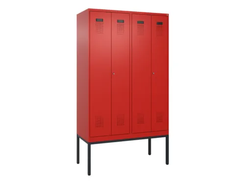 locker voor scheiding van kleding,HxBxD 2120x1200x500mm,4vak