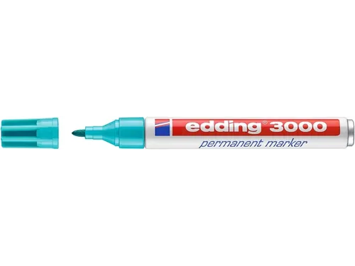 Viltstift edding 3000 rond 1.5-3mm turquoise