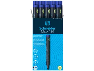 Viltstift Schneider Maxx 130 Rond Blauw 1-3mm - 5