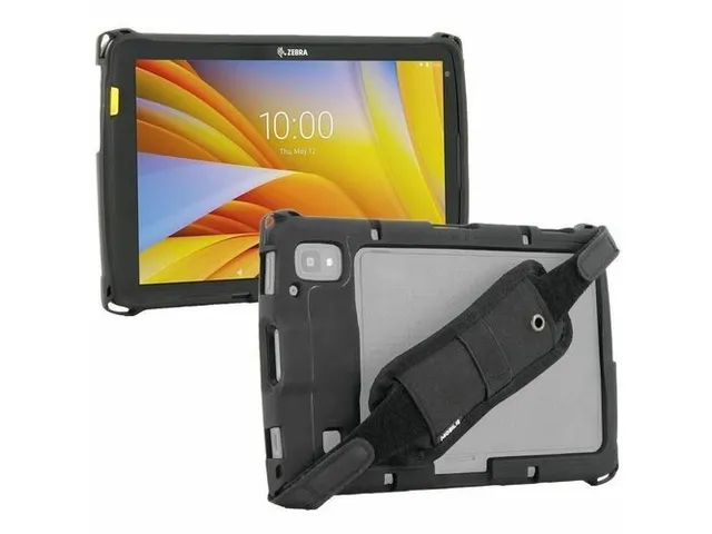 Protech Tablet Case + Handstrap Zebra ET40 ET45 8 inch Softbag zwart
