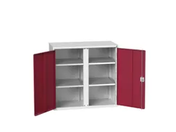 universele kast,HxBxD 1000x1050x550mm,4xStalen bodem,draaigrendelslot