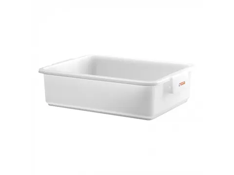 Araven Voedselbak kunststof Wit 25 liter 53x40x14cm