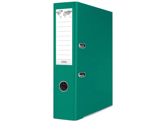 BASIC-S ordner A4 PP rug van 7,5 cm groen