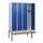 locker met bank,HxBxD 1950x1200x815mm,4vak,vak B 300mm,cilinderslot