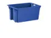 Bacs gerbables/emboîtables polypropylène HxLxl 300x600x400mm 50l ble