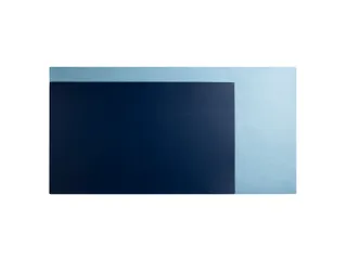 Onderlegger PU 35x60 donkerblw/lichtblw - 9