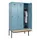 locker met bank,HxBxD 2120x1200x815mm,3vak,vak B 400mm,draaigrendel