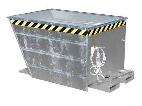 kiepbak,HxLxB 890x1440x1200mm,1,1m³,draagverm. 1500kg,verzinkt