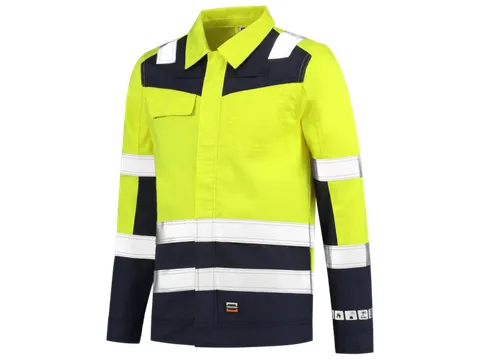 Veste de travail Tricorp 403015, jaune fluo/bleu d'encre, taille 3XL,