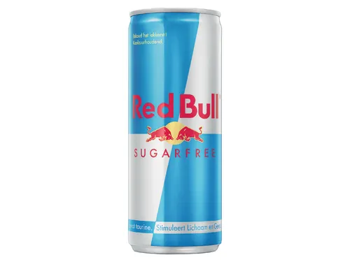Energiedrank Red Bull sugarfree blik 250 ml