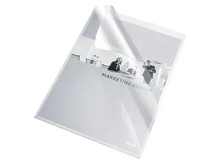 Insteekmap L-model Esselte standaard copy safe 0.11mm PP A4 transparan - 1