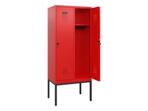 schoollocker,HxBxD 1950x800x500mm,2vak,vak B 400mm,draaigrendel