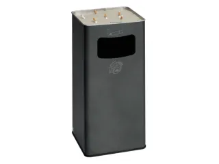 Combi-asbak Hxd 700X320X320Mm Vierkant Antiekzilver - 1