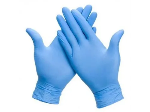 Handschoen Hynex nitril M blauw extra sterk 5gr 100 stuks