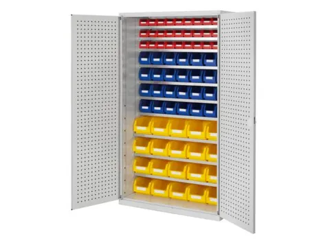 Ruime Bakkenkast 1950x1130x590mm 78 Magazijnbakken Geperf.