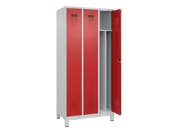 locker voor scheiding van kleding,HxBxD 1950x900x500mm,3vak