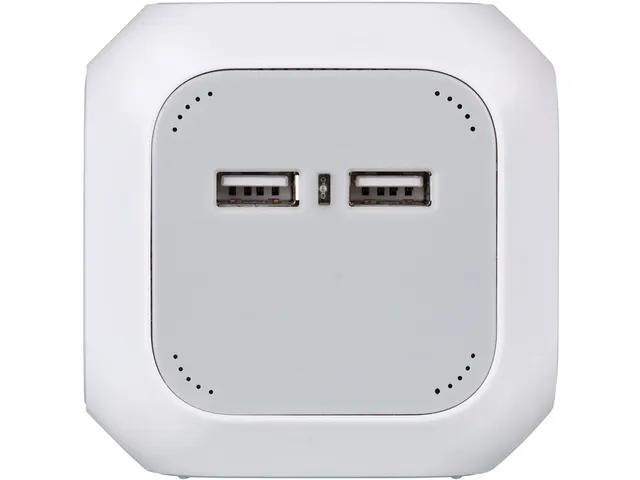 Stekkerblok Brennenstuhl Alea 4 voudig 2 USB H05VV-F 3G1.5 1.4 meter w