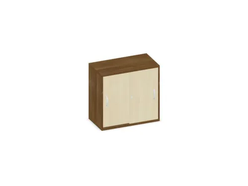 Schuifdeurkast 770x800x430mm Decor Romp Noten Decor Front Esdoorn