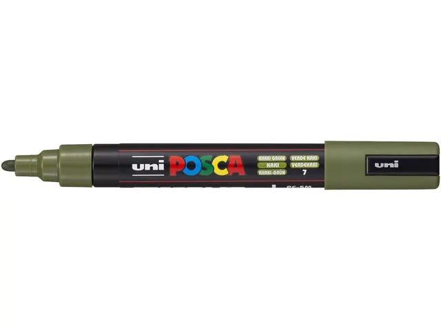 Uni Posca paintmarker PC-5M 18 - 25 mm ronde kakigroen