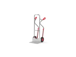 Alu steekwagen A1331P 200kg aluminium polyurethaan wielen