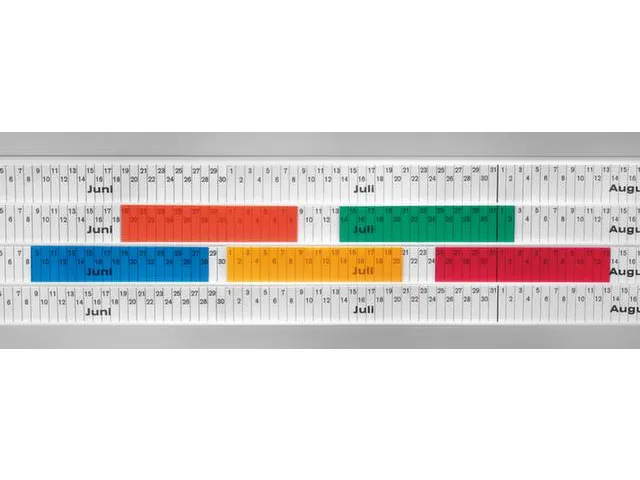 Etiquette enfichable 27x76mm Plastique Vert Transparent