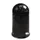 Afvalbak Kickcan metalen binnenbak 33 liter mat zwart