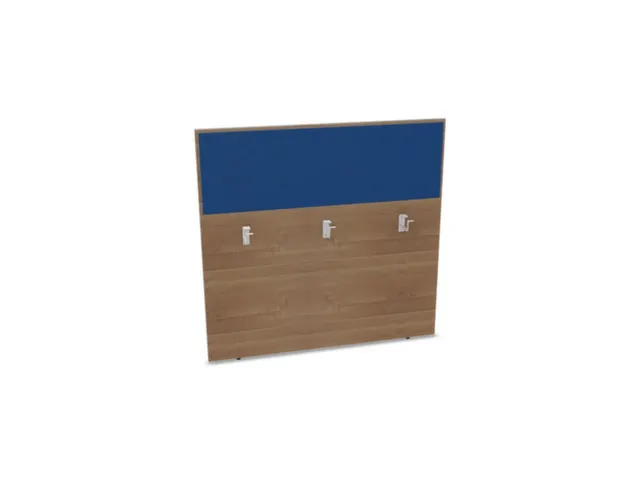 baliepaneel,v. bureau,aanbouw achter,B 1200mm,NT-cherry,BN6016-blauw