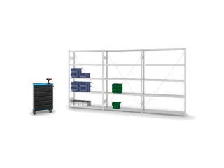 systeemstelling,grondveld,HxBxD 2000x1360x335mm,vakl. 200kg - 3