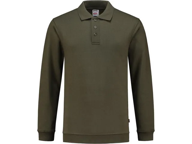 Tricorp PSB280 301005 polosweater, kakigroen, maat S, per stuk