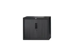 Claudius PLUS Roldeurkast 72.8x80x45cm Zwart 1 Legbord