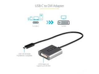 USB C naar DVI Adapter 1920x1200p USB-C naar DVI-D Adapter Dongle - 6