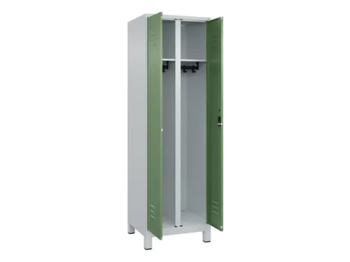locker voor scheiding van kleding,HxBxD 1950x600x500mm,2vak