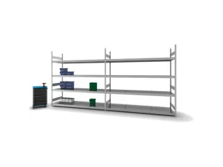 breedvakstelling,grondveld,HxBxD 2500x2570x835mm,vakl. 350kg - 3