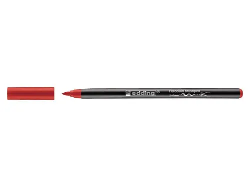 Brushpen edding 4200 porselein rood