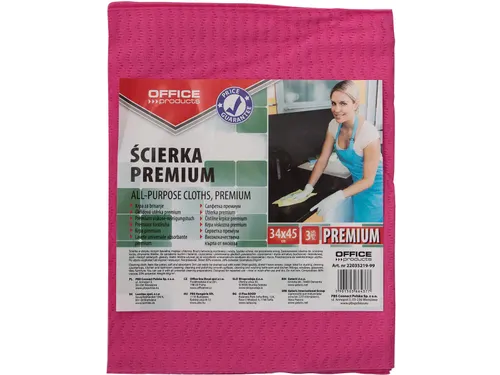Office Products Huishouddoekjes Premium 34x45cm 5 Stuks Assorti