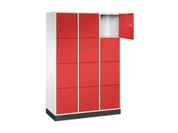 grootvolume-lockersysteem,HxBxD 1950x1220x500mm,3x4vakken,cil.-slot