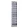 orderplanner,10vakken,HxBxD 1278x315x74mm,plank(en) plaatstaal,grijs